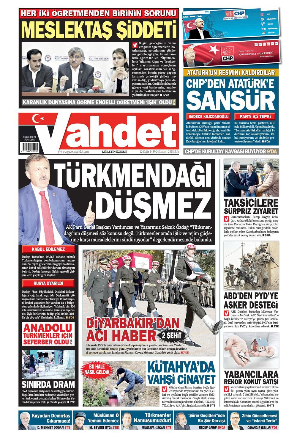 Gazeteler bugün ne yazdı? - 3