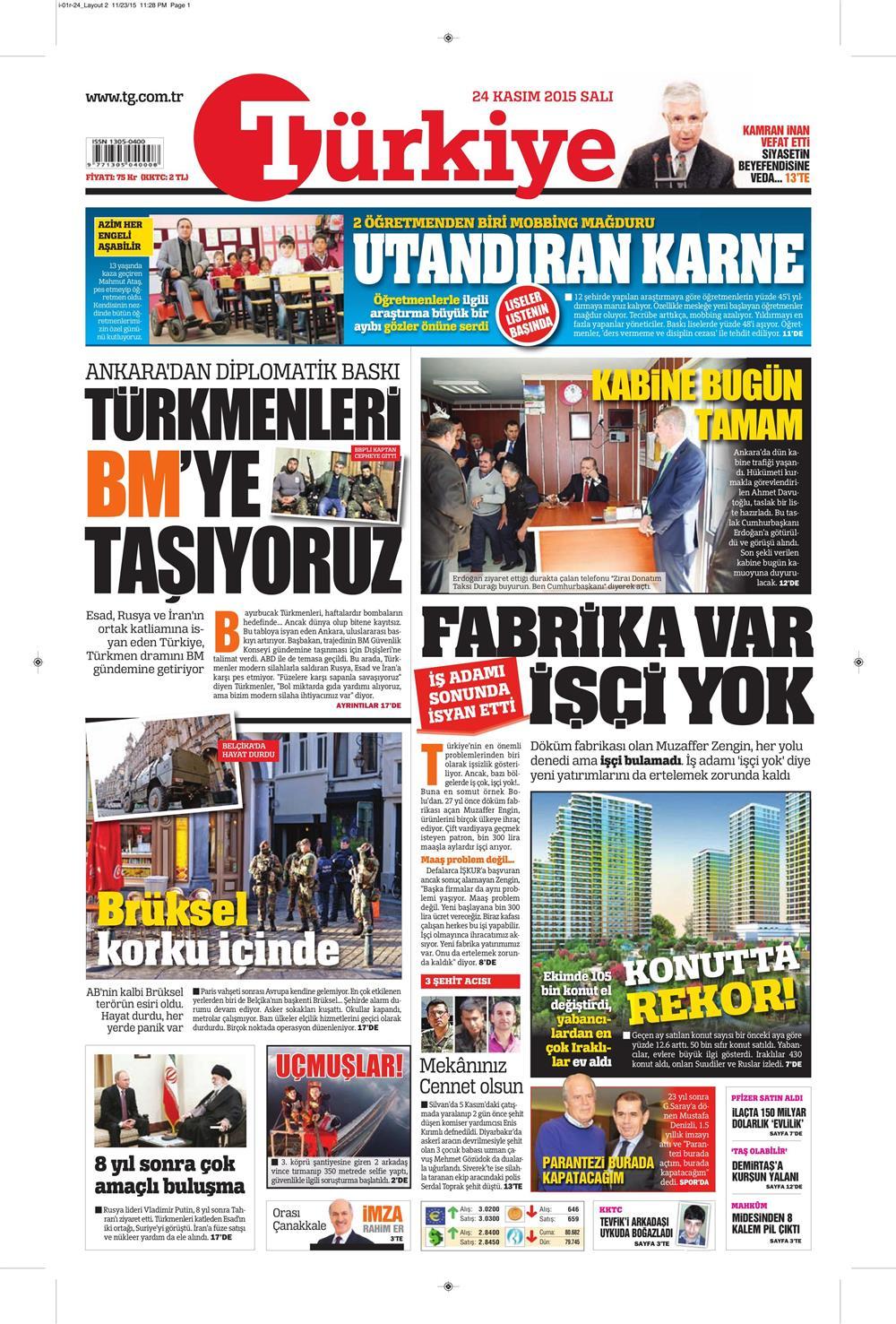 Gazeteler bugün ne yazdı? - 16