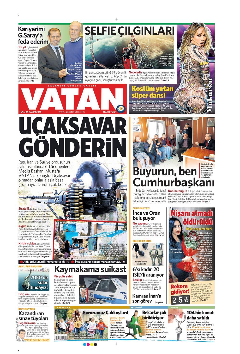 Gazeteler bugün ne yazdı? - 1