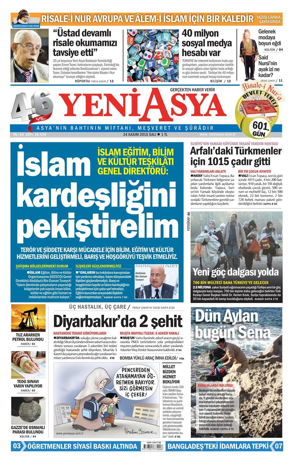 Gazeteler bugün ne yazdı? - 23