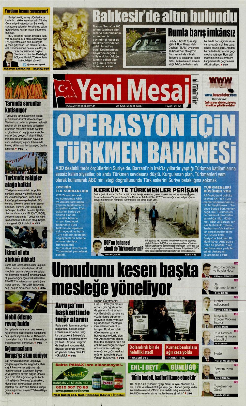 Gazeteler bugün ne yazdı? - 7