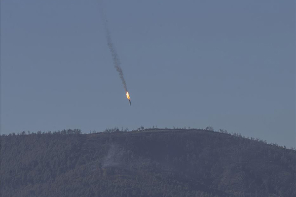 Suriye sınırında düşen uçak - 2