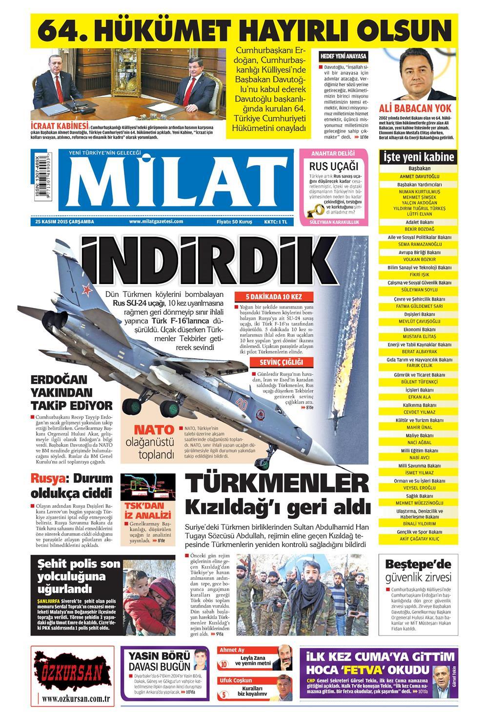 Gazeteler bugün ne yazdı? - 22