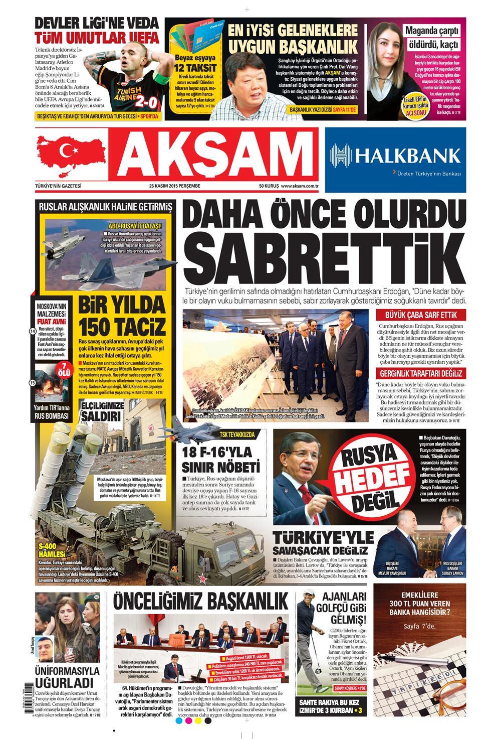 Gazeteler bugün ne yazdı? - 9