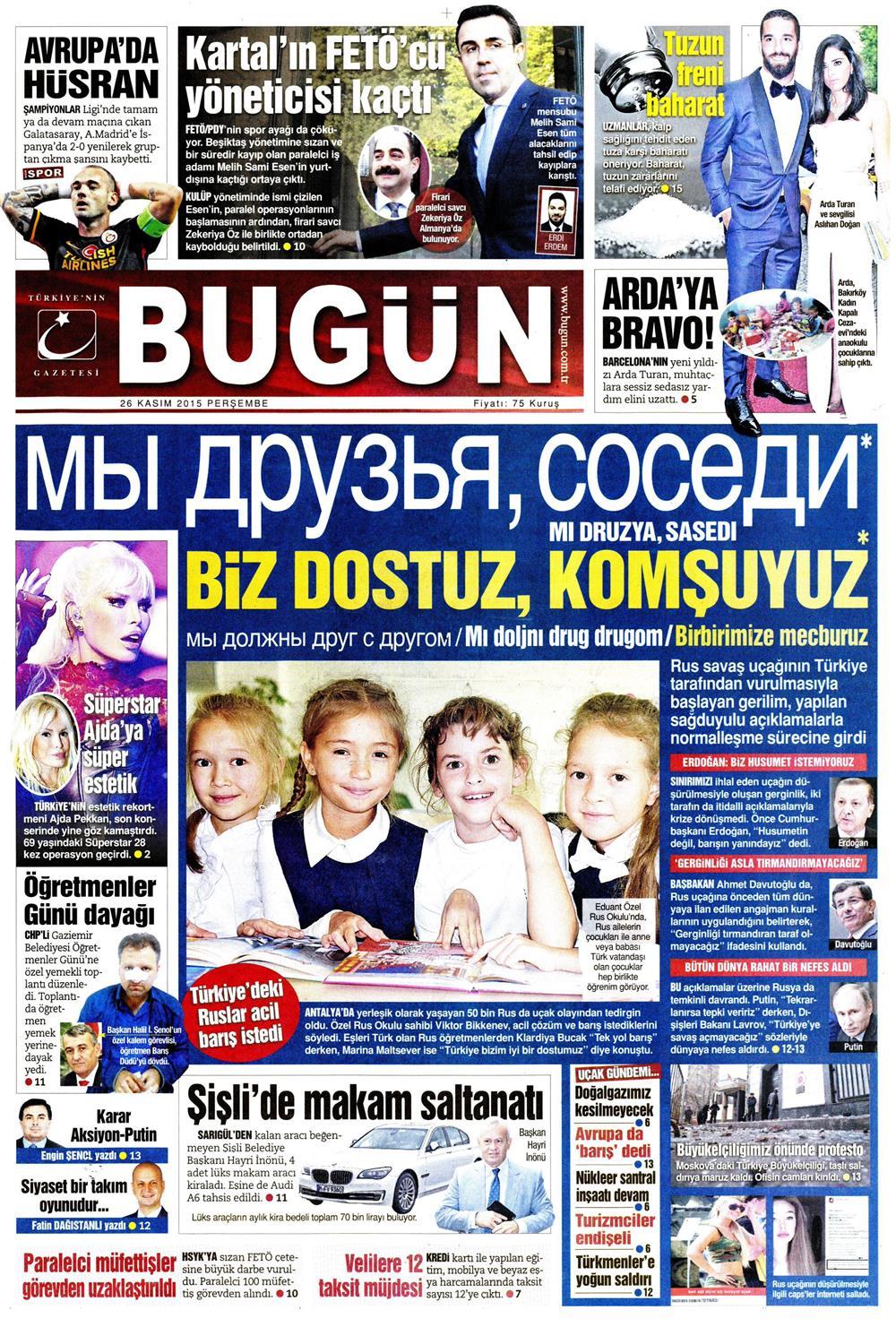 Gazeteler bugün ne yazdı? - 8