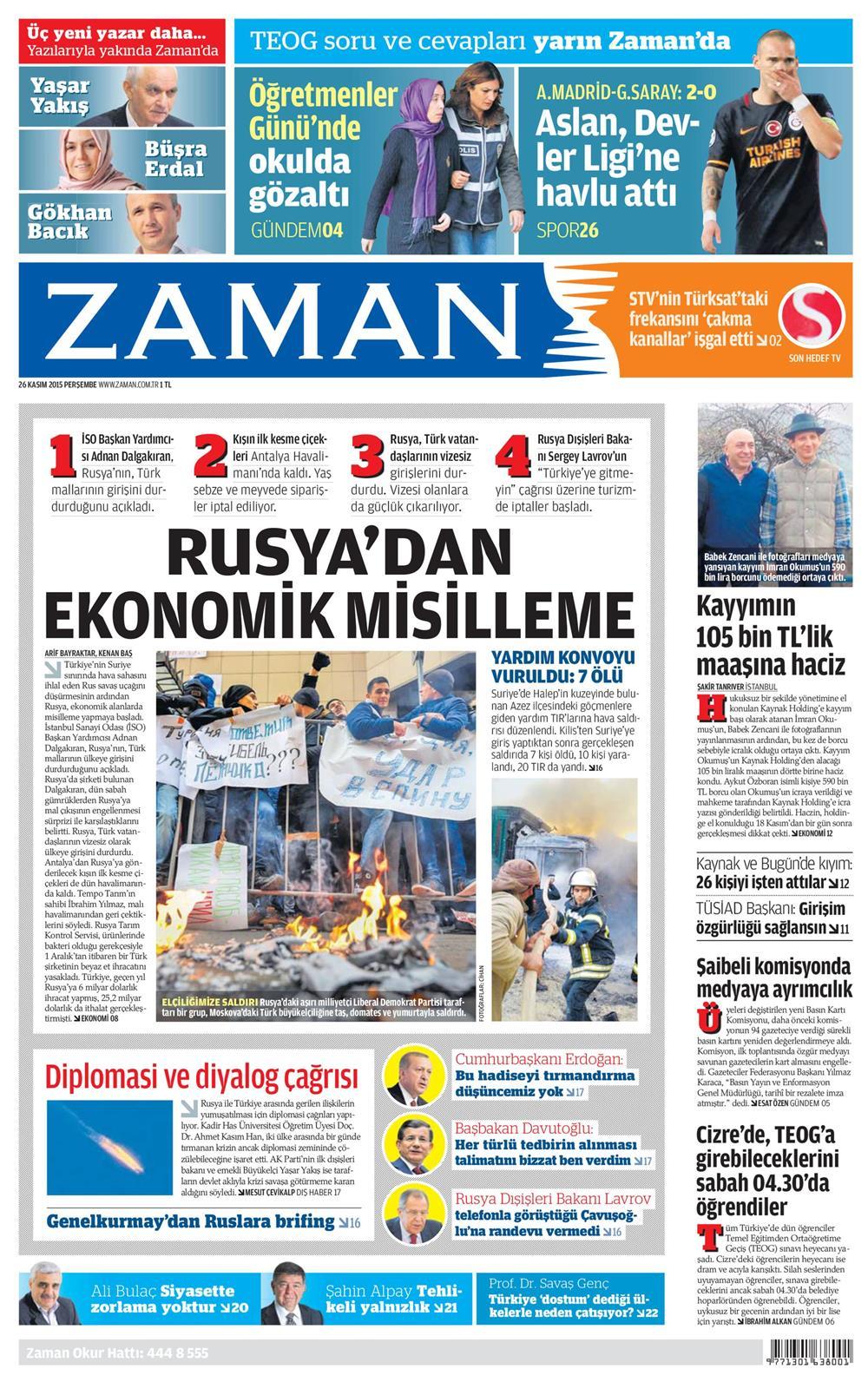 Gazeteler bugün ne yazdı? - 12