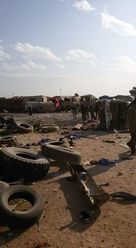 Ruslar Babul hava sınırına yakın Sarmada şehrini bombalıyor işte o görüntüler - 6