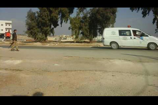 Ruslar Babul hava sınırına yakın Sarmada şehrini bombalıyor işte o görüntüler - 13