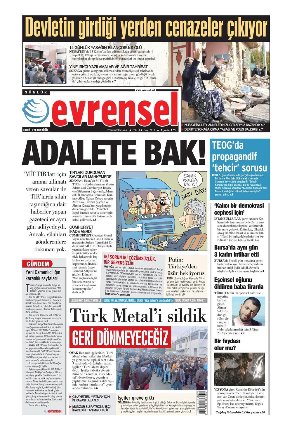 Gazeteler bugün ne yazdı? - 30