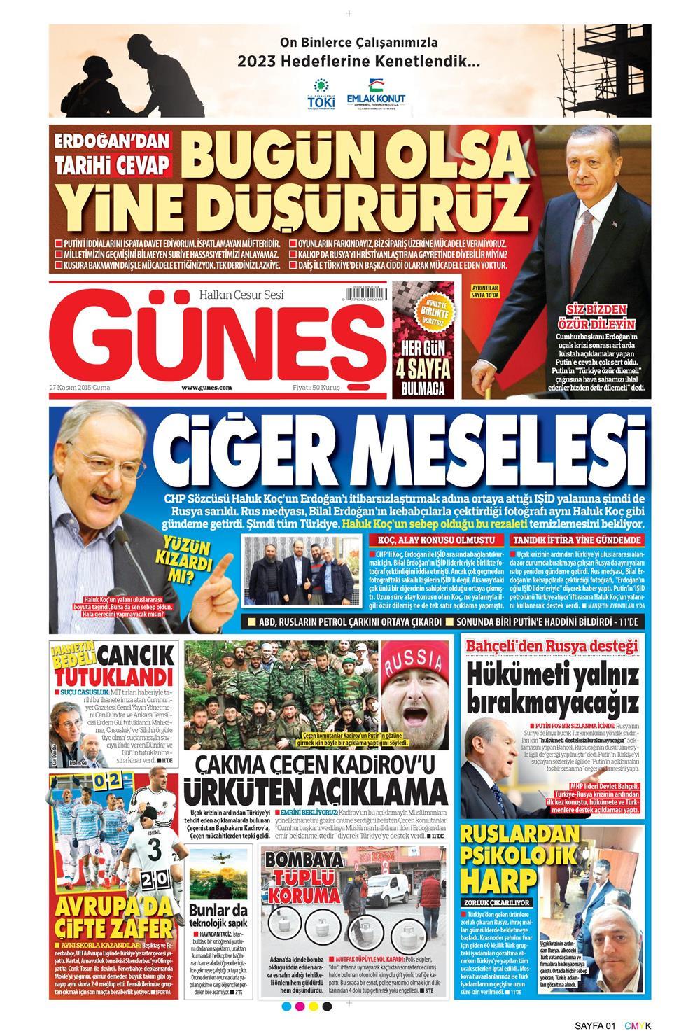 Gazeteler bugün ne yazdı? - 21