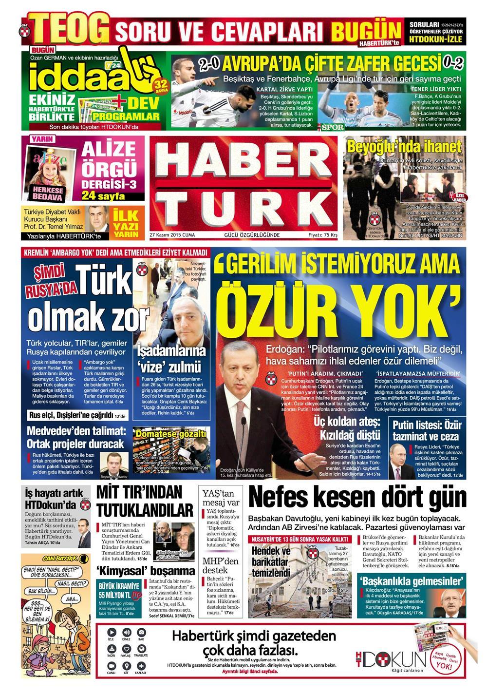 Gazeteler bugün ne yazdı? - 3