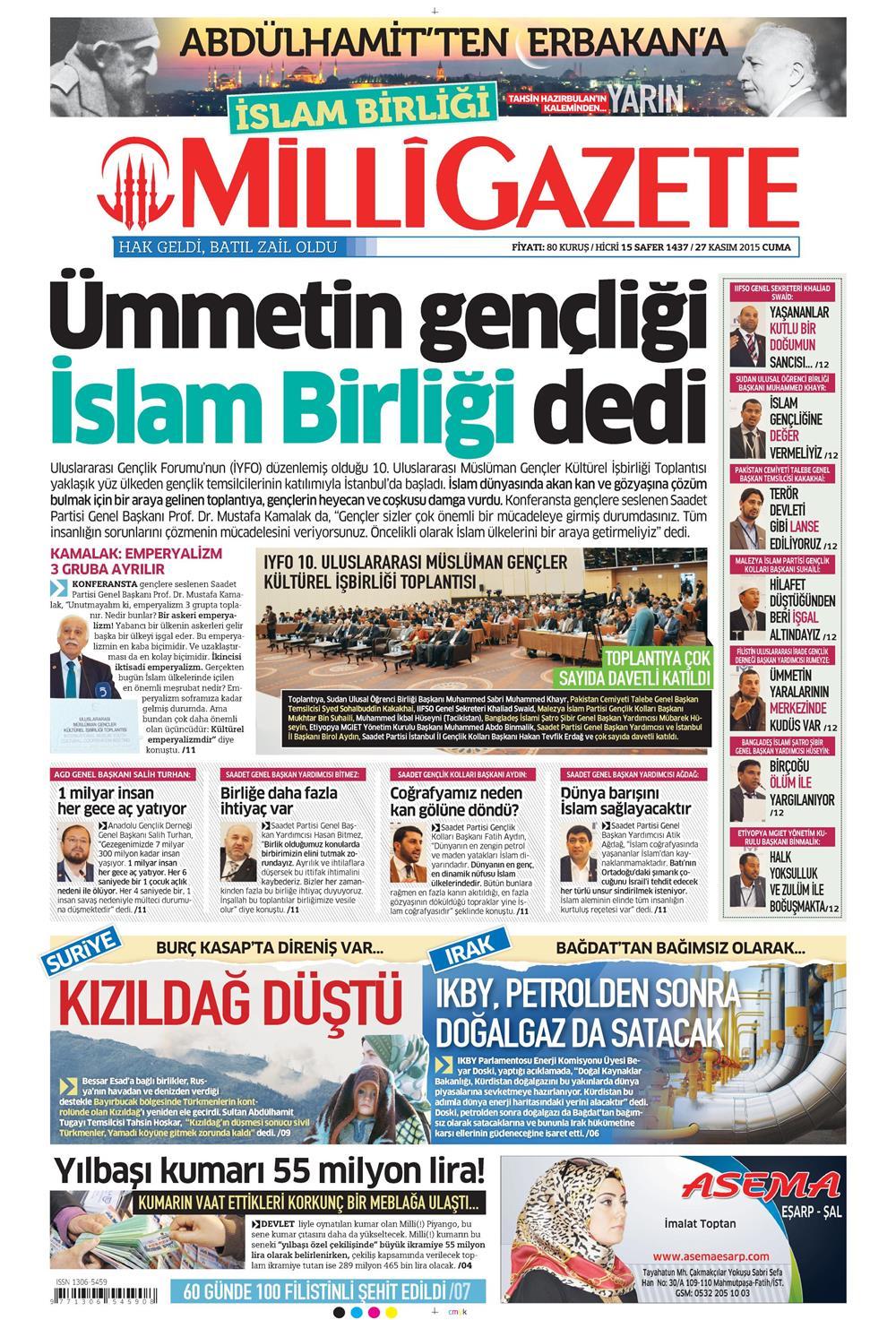 Gazeteler bugün ne yazdı? - 23