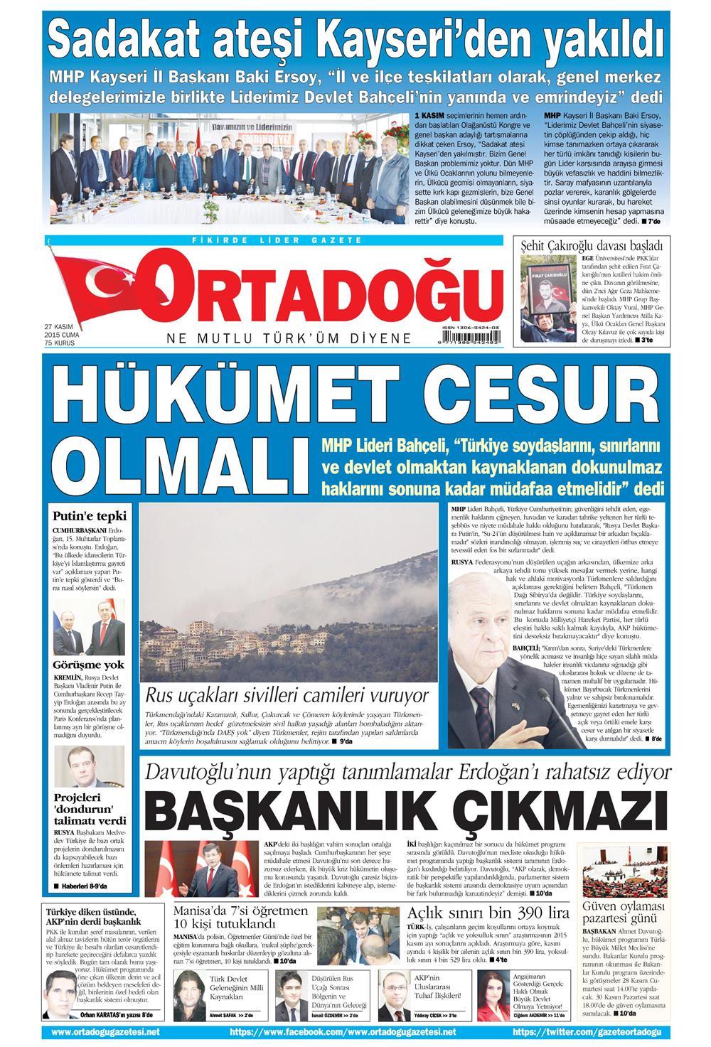 Gazeteler bugün ne yazdı? - 5