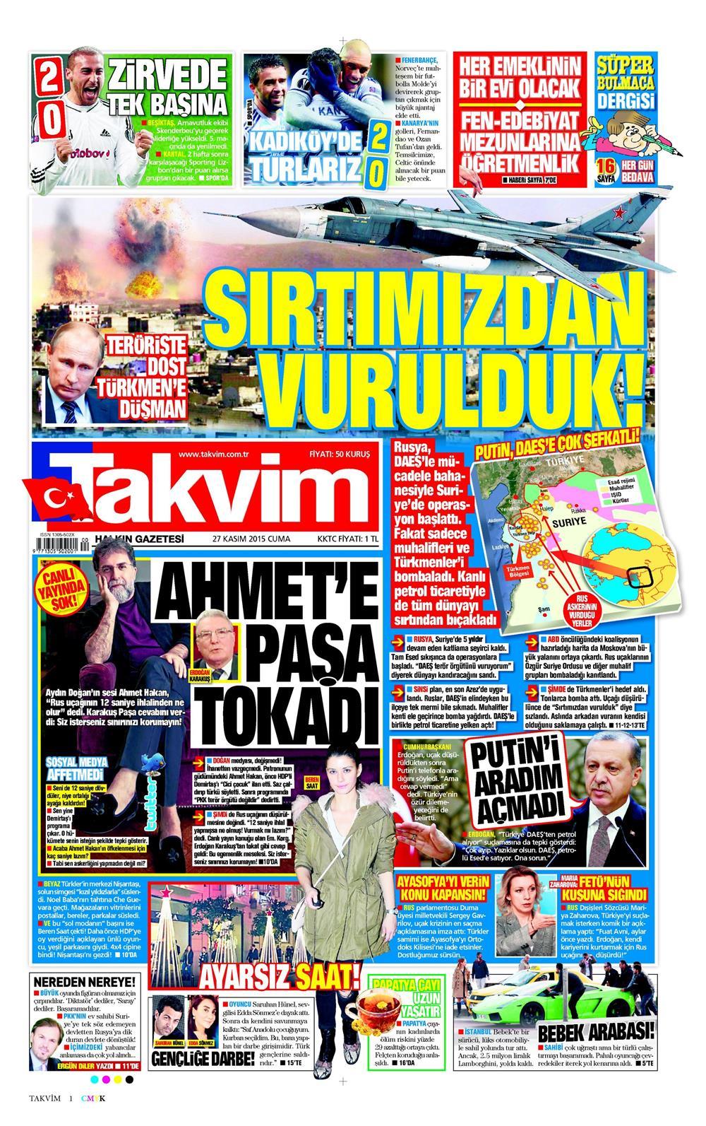 Gazeteler bugün ne yazdı? - 27