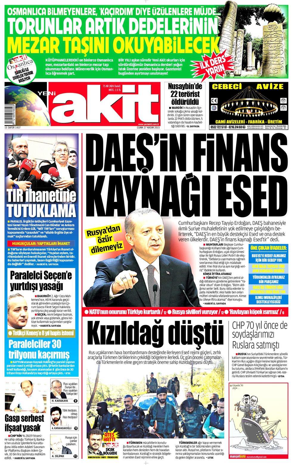 Gazeteler bugün ne yazdı? - 18