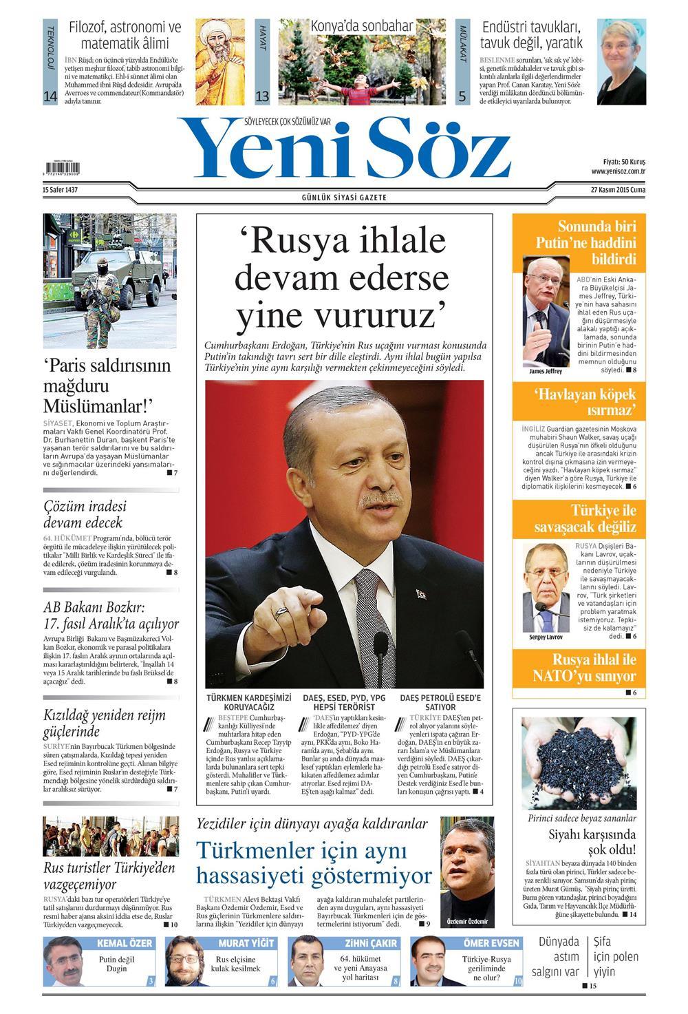 Gazeteler bugün ne yazdı? - 15