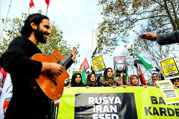 İstanbul'da Rusya Protestosu - 7