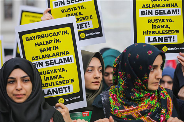 İstanbul'da Rusya Protestosu - 2