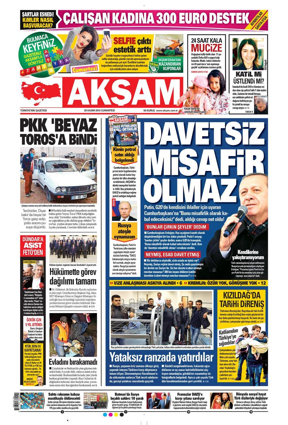 Gazeteler bugün ne yazdı? - 14