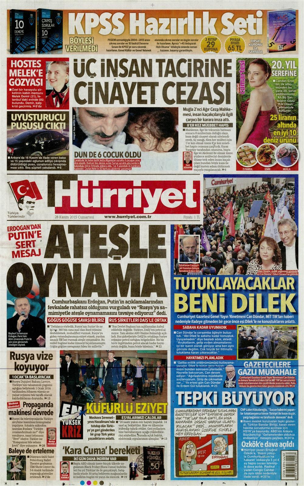 Gazeteler bugün ne yazdı? - 23