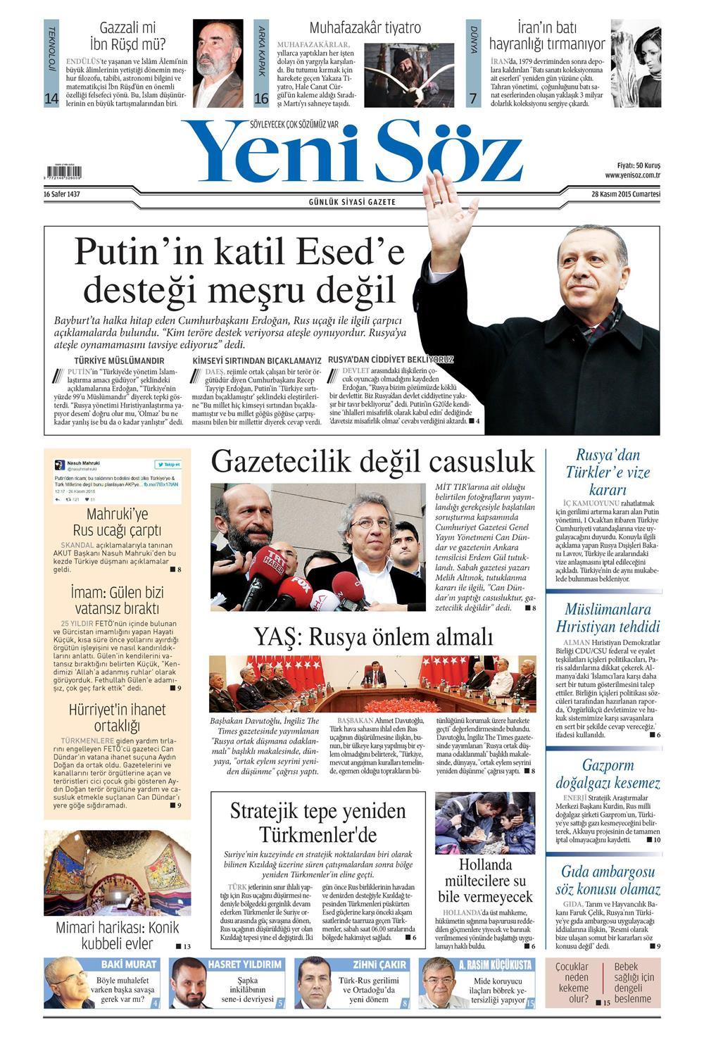 Gazeteler bugün ne yazdı? - 13