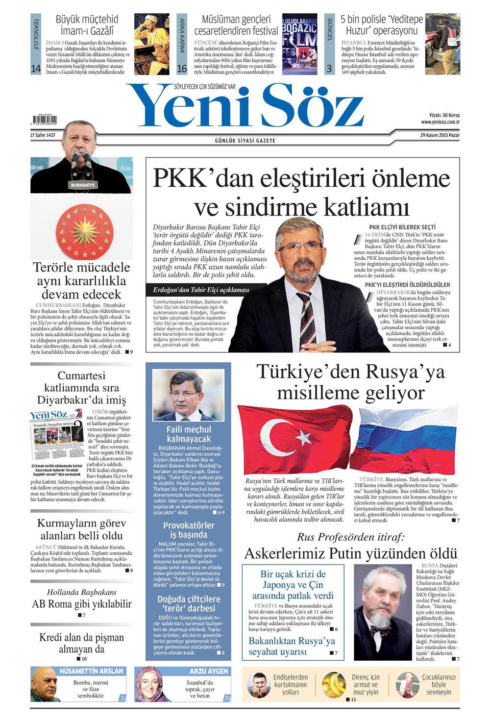 Gazeteler bugün ne yazdı? - 585