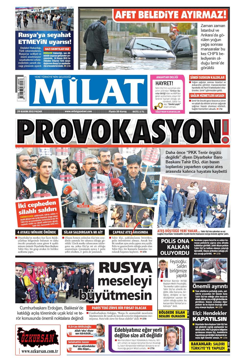 Gazeteler bugün ne yazdı? - 630