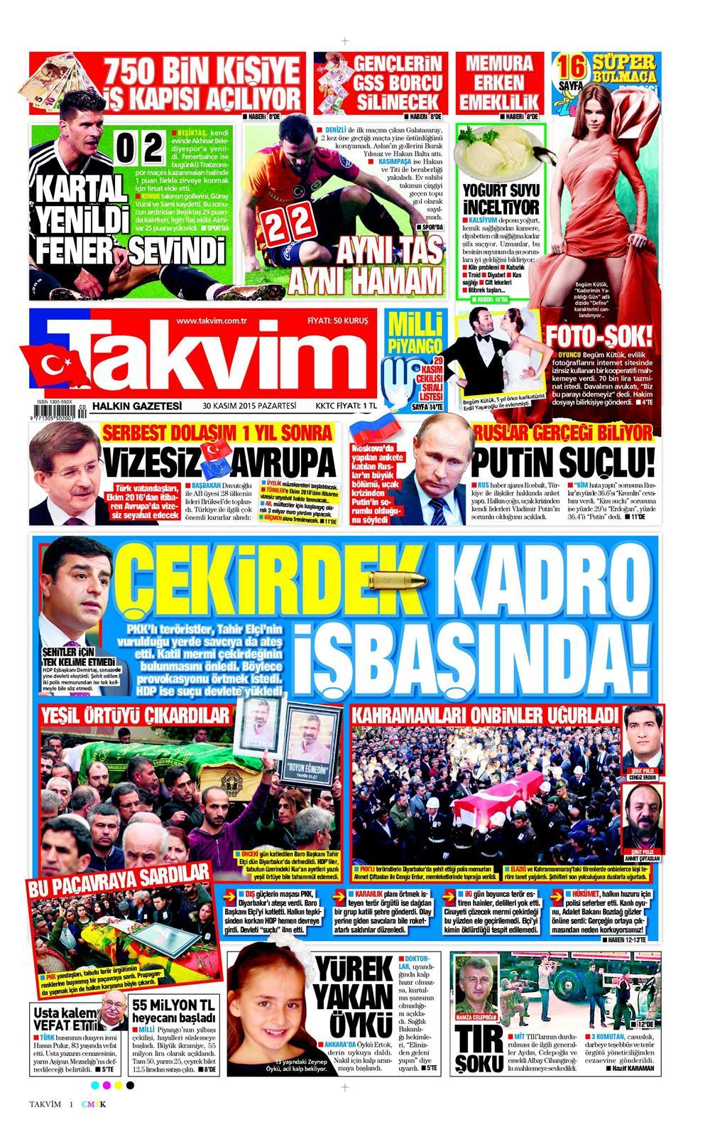 Gazeteler bugün ne yazdı? - 31