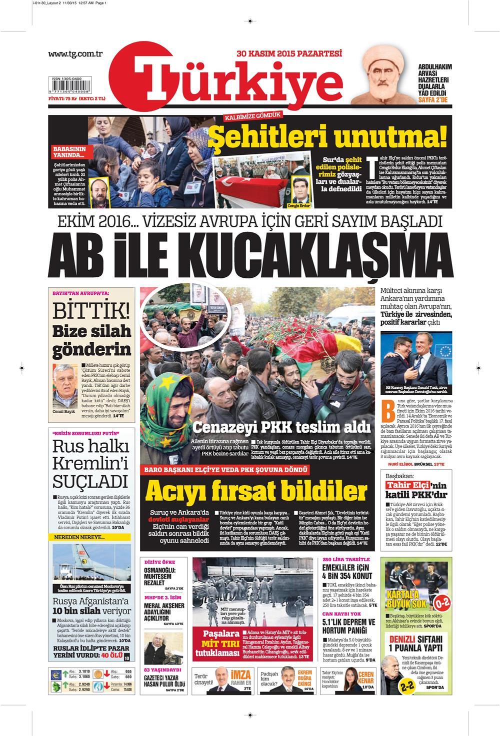 Gazeteler bugün ne yazdı? - 9