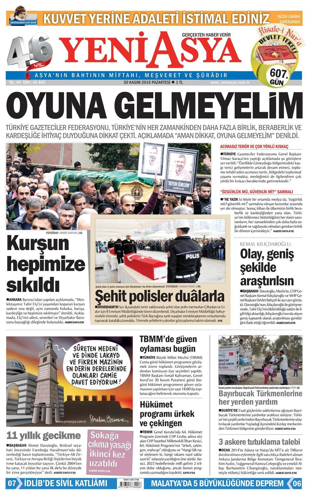 Gazeteler bugün ne yazdı? - 7