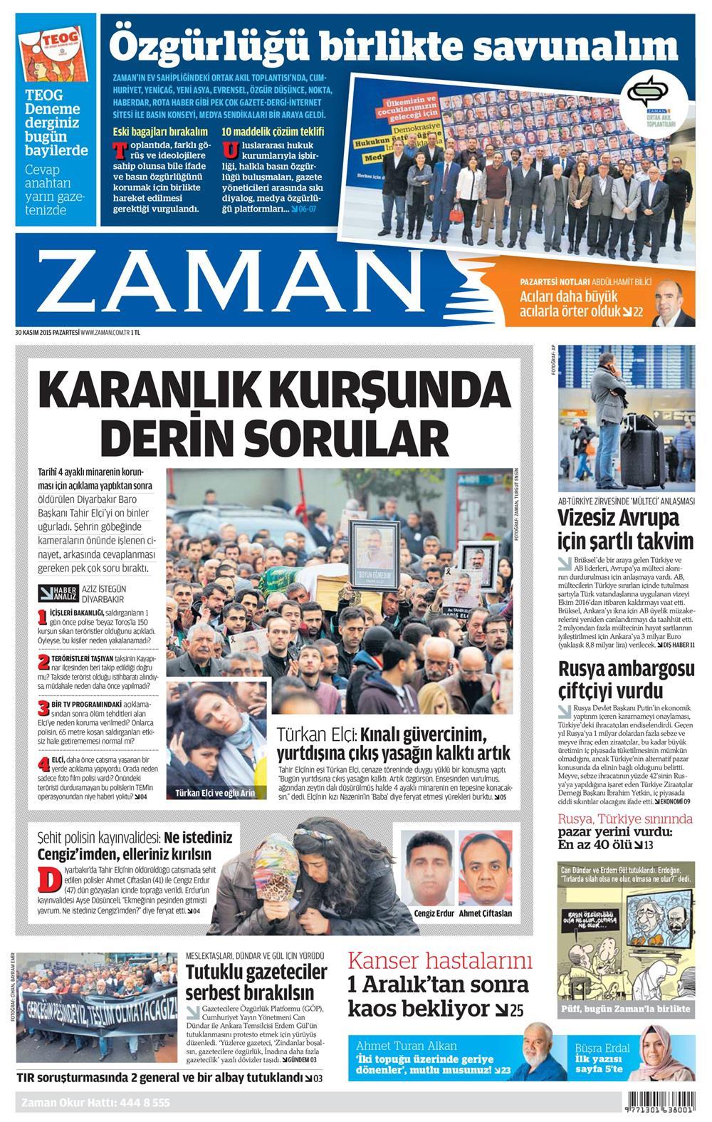 Gazeteler bugün ne yazdı? - 5