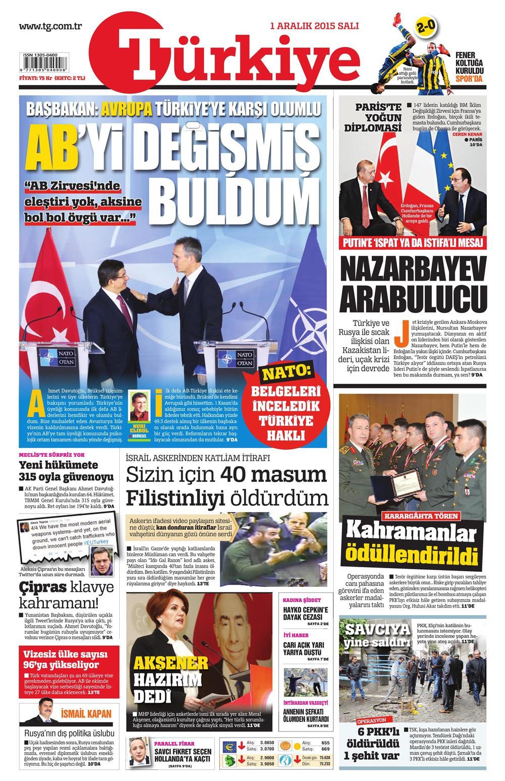 Gazeteler bugün ne yazdı? - 12