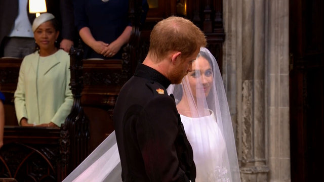 Prens Harry-Meghan Markle düğününden kareler - 45