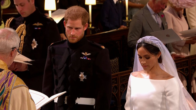 Prens Harry-Meghan Markle düğününden kareler - 50