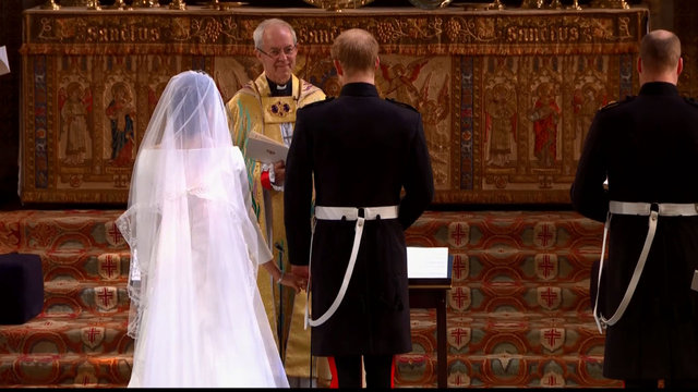 Prens Harry-Meghan Markle düğününden kareler - 23