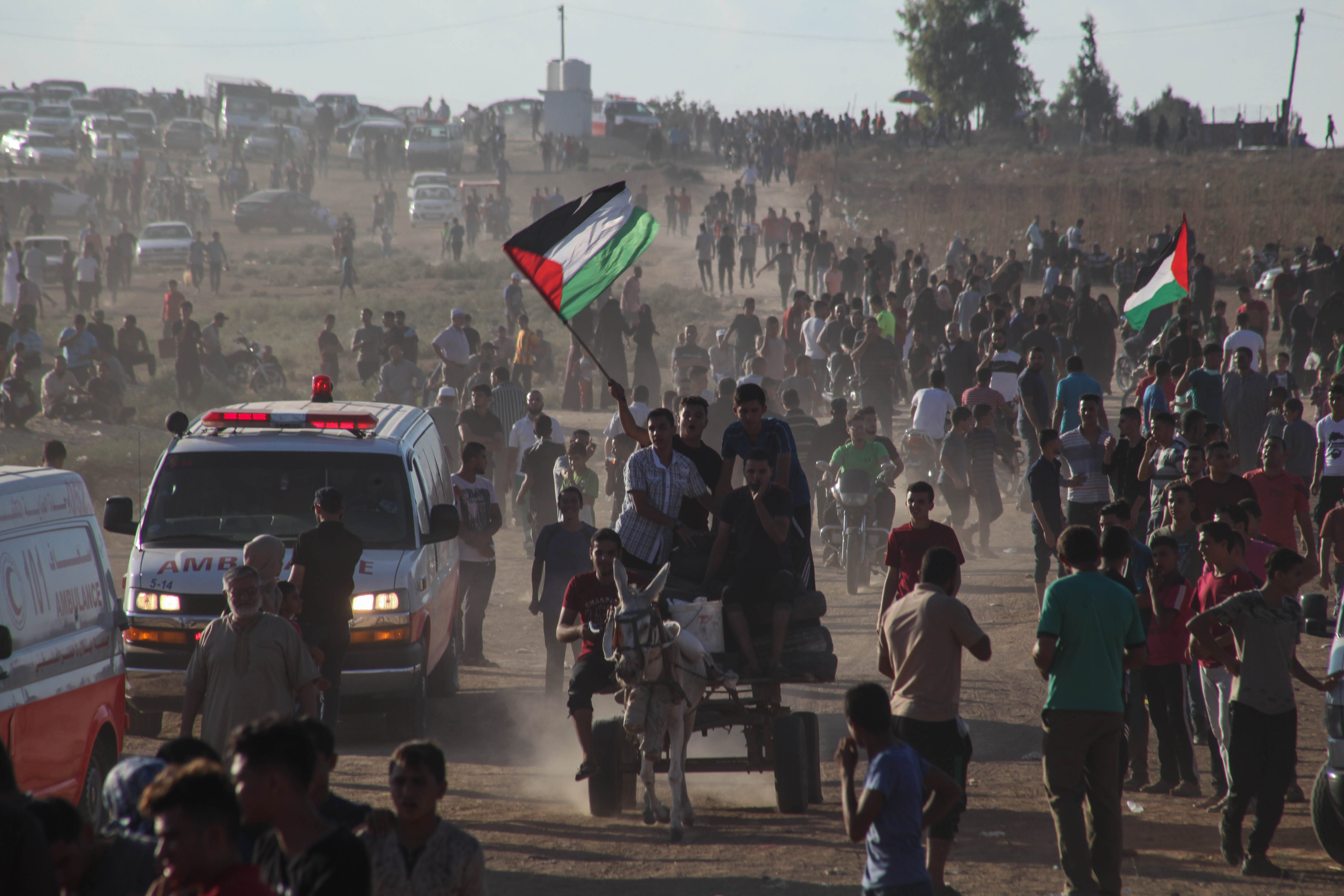 Filistin'deki 'Büyük Dönüş Yürüyüşü'nden direnişin fotoğrafları - 9
