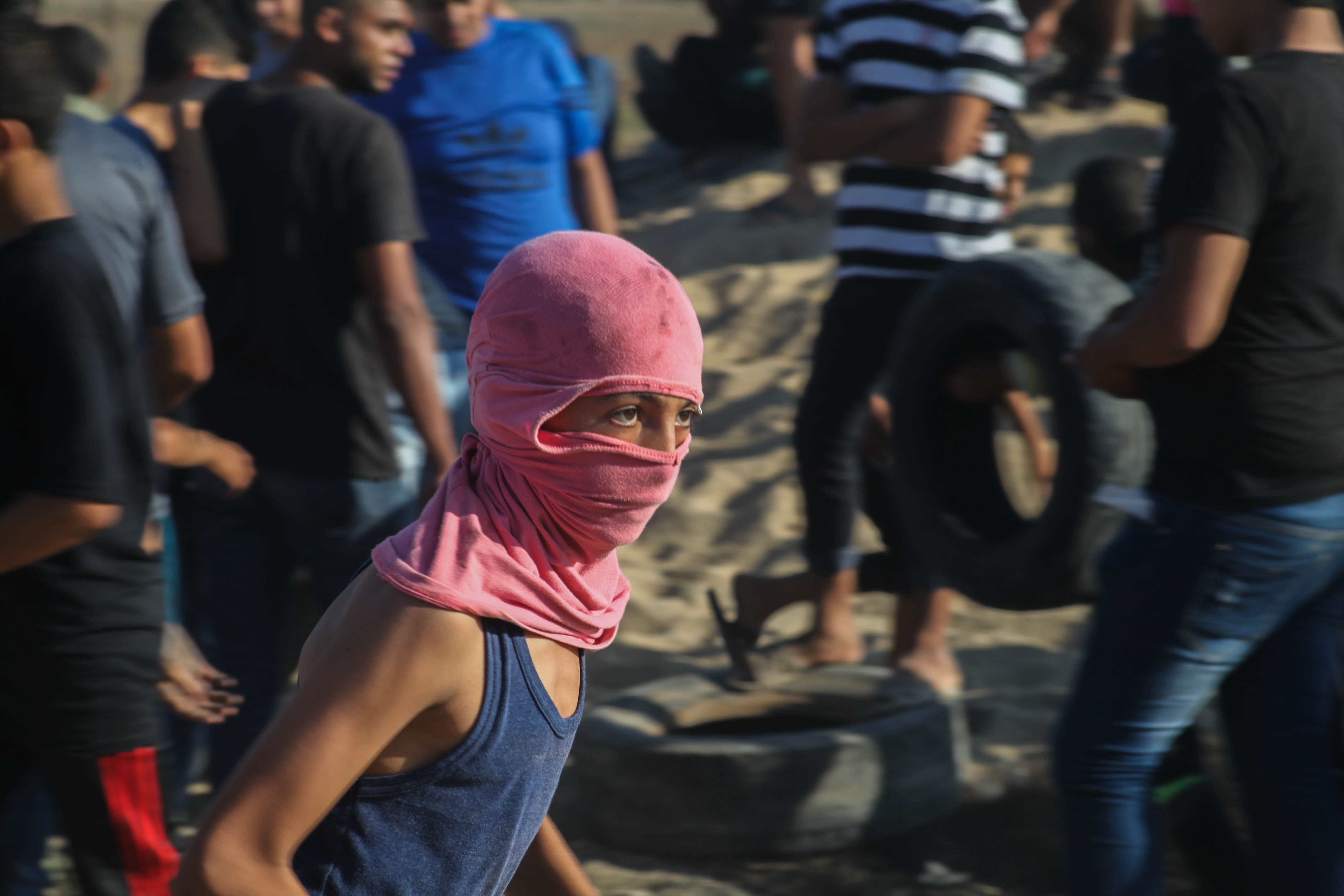 Filistin'deki 'Büyük Dönüş Yürüyüşü'nden direnişin fotoğrafları - 12