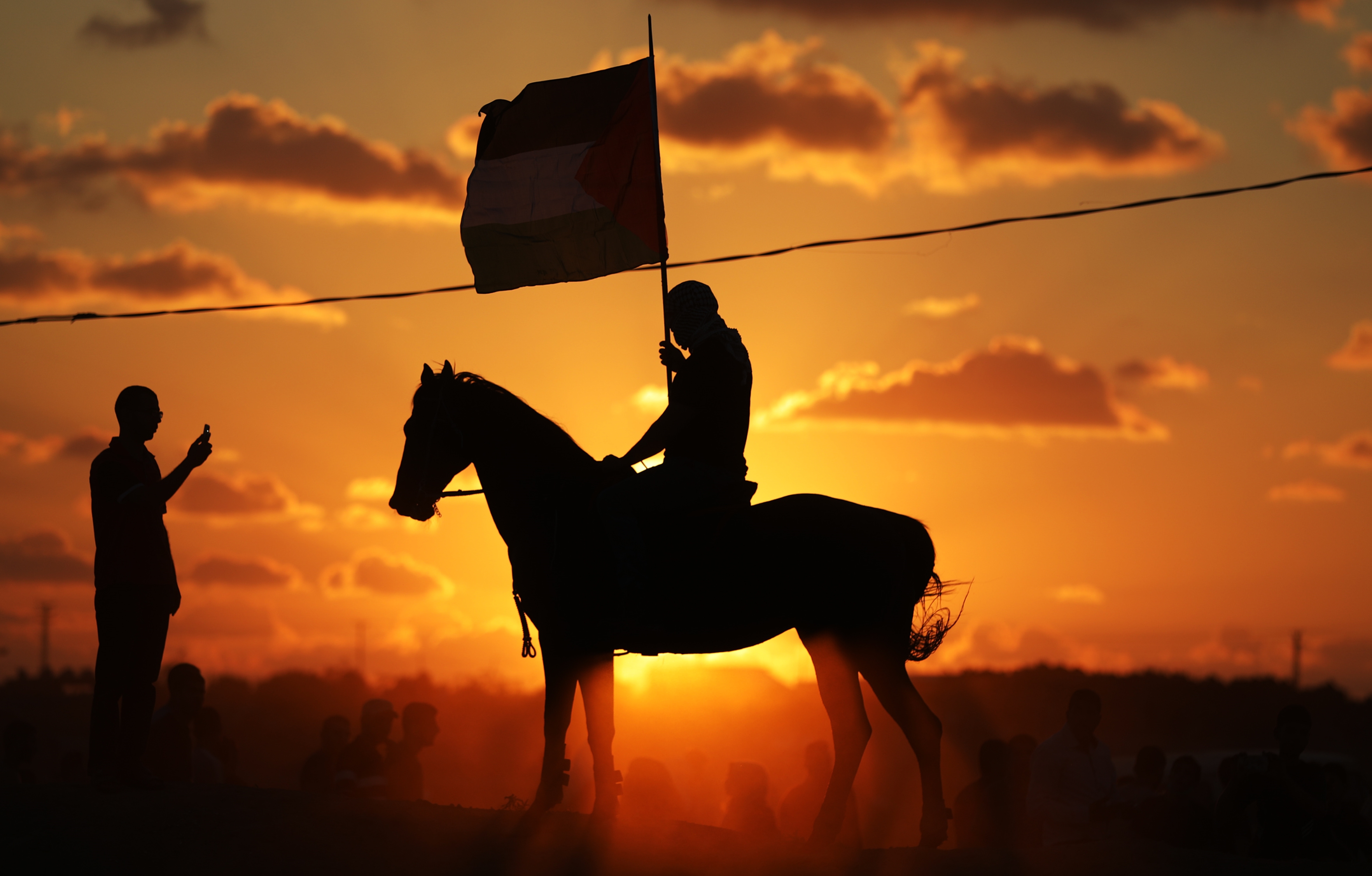 Filistin'deki 'Büyük Dönüş Yürüyüşü'nden direnişin fotoğrafları - 3