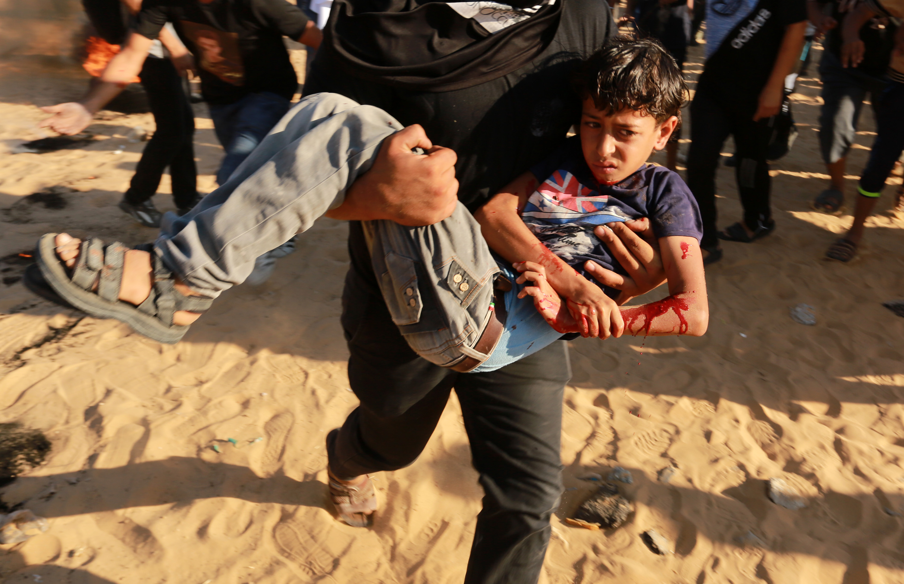 Filistin'deki 'Büyük Dönüş Yürüyüşü'nden direnişin fotoğrafları - 14