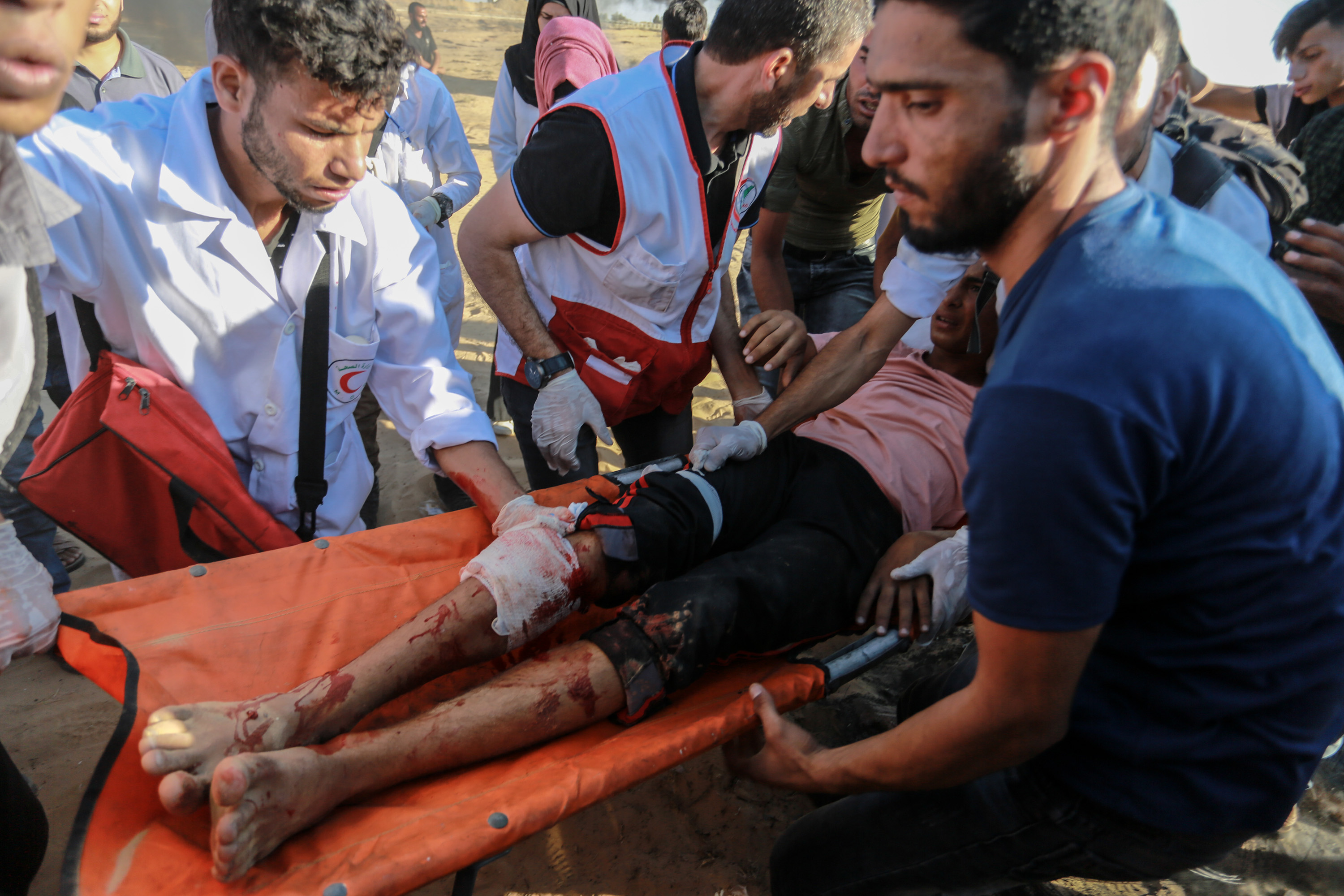 Filistin'deki 'Büyük Dönüş Yürüyüşü'nden direnişin fotoğrafları - 15