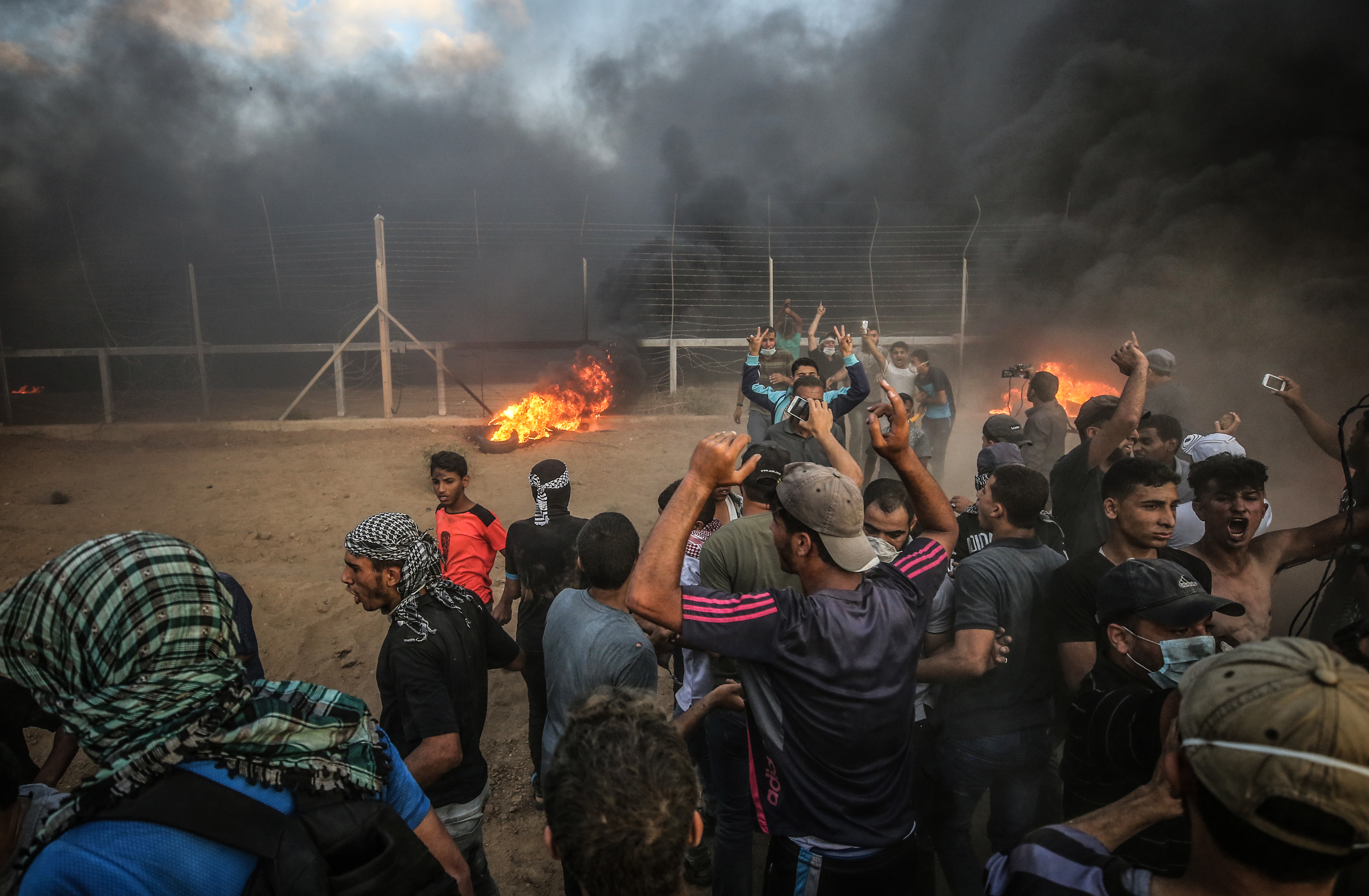 Filistin'deki 'Büyük Dönüş Yürüyüşü'nden direnişin fotoğrafları - 6