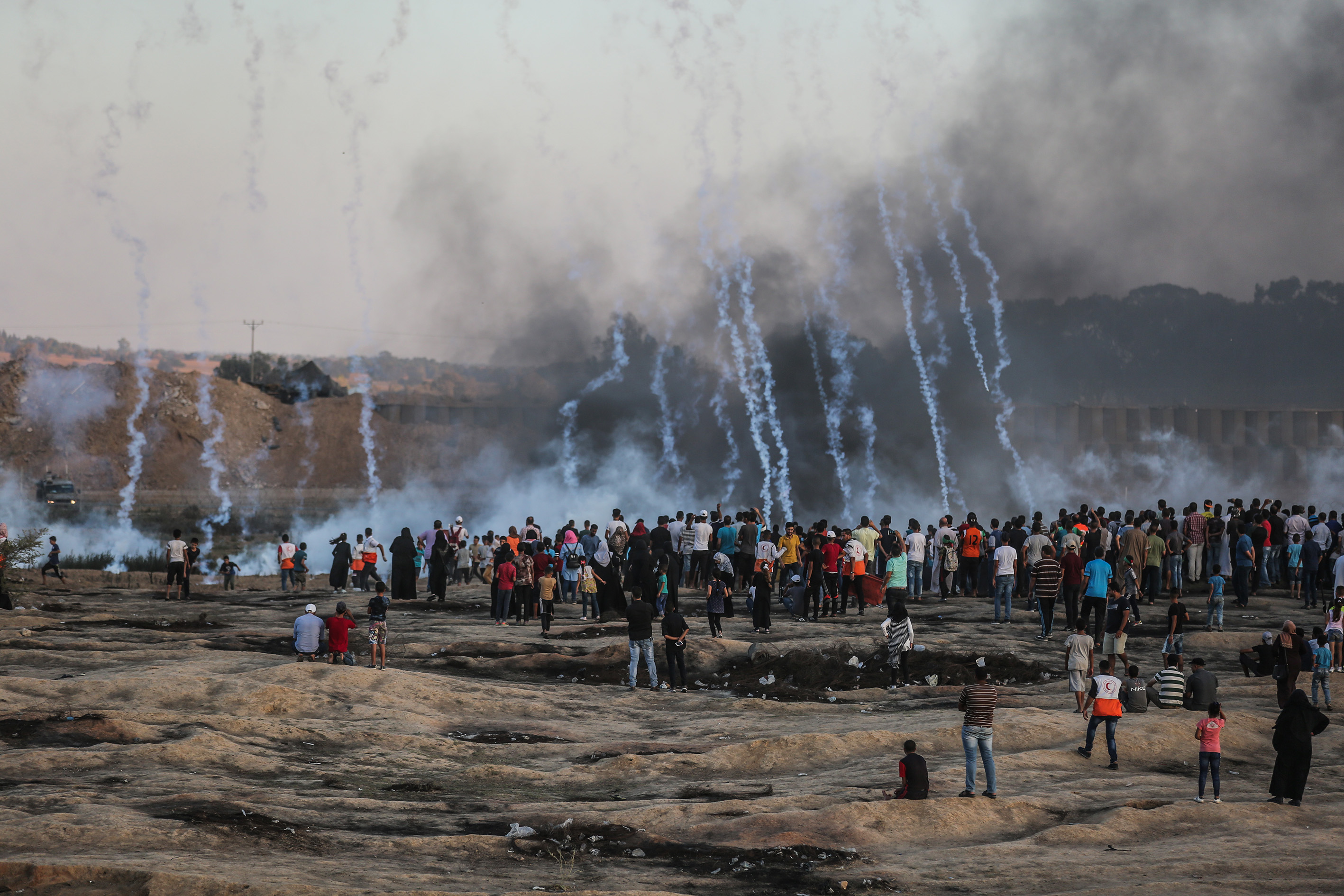 Filistin'deki 'Büyük Dönüş Yürüyüşü'nden direnişin fotoğrafları - 17