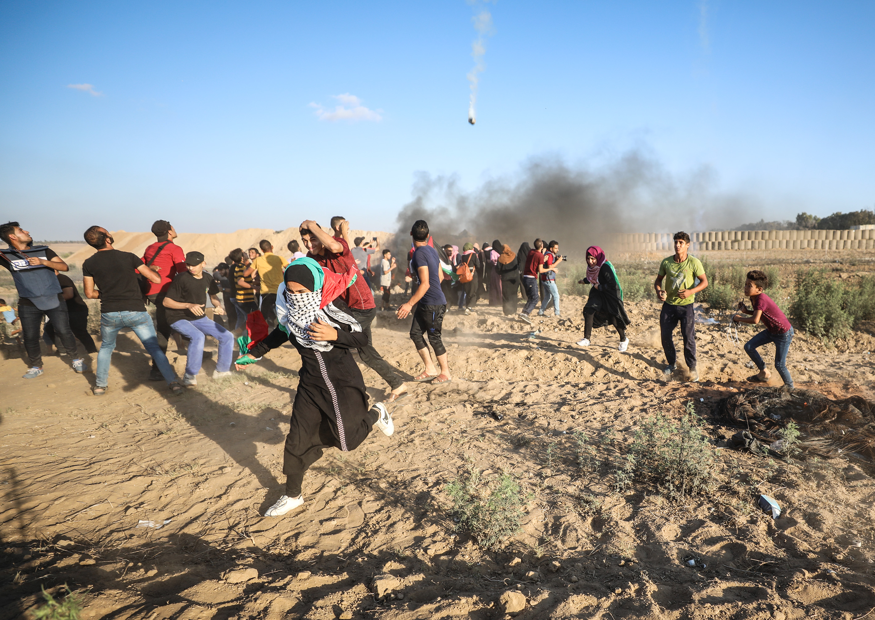 Filistin'deki 'Büyük Dönüş Yürüyüşü'nden direnişin fotoğrafları - 18
