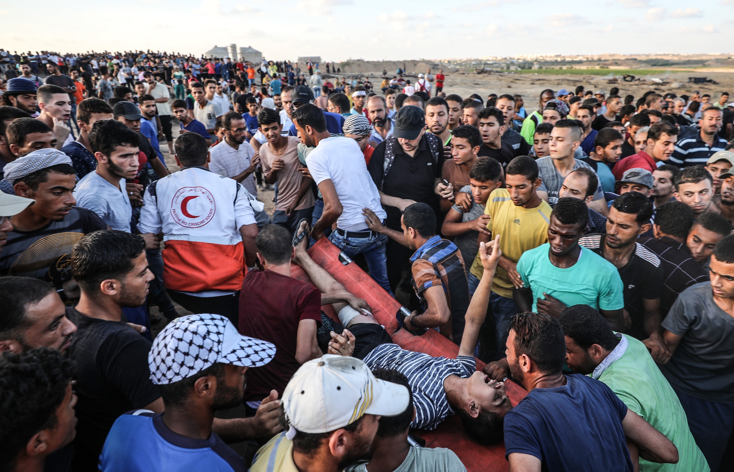 Filistin'deki 'Büyük Dönüş Yürüyüşü'nden direnişin fotoğrafları - 19