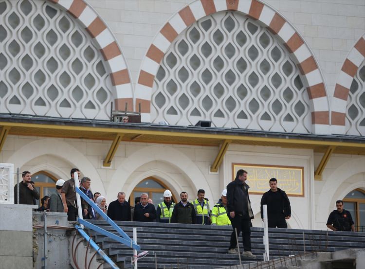 Cumhurbaşkanı Erdoğan, Çamlıca Camisini inceledi - 6