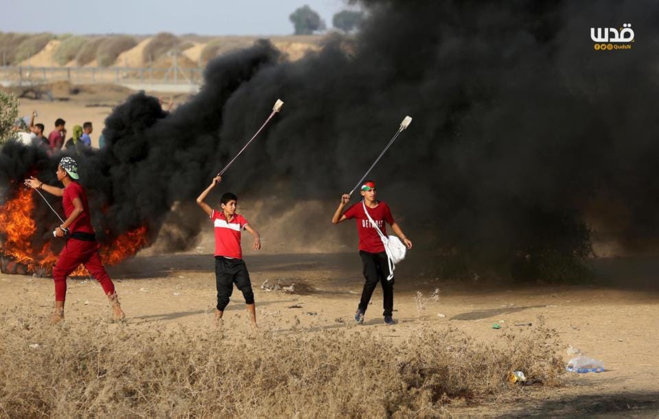 Gazze Şeridi sınırında düzenlenen barışçıl 'Büyük Dönüş Yürüyüşü' gösterileri - 0