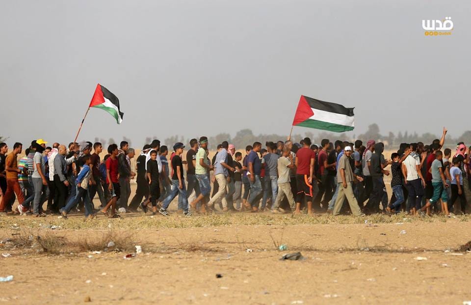 Gazze Şeridi sınırında düzenlenen barışçıl 'Büyük Dönüş Yürüyüşü' gösterileri - 0