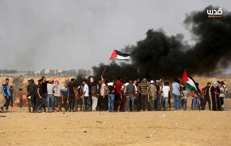 Gazze Şeridi sınırında düzenlenen barışçıl 'Büyük Dönüş Yürüyüşü' gösterileri - 0