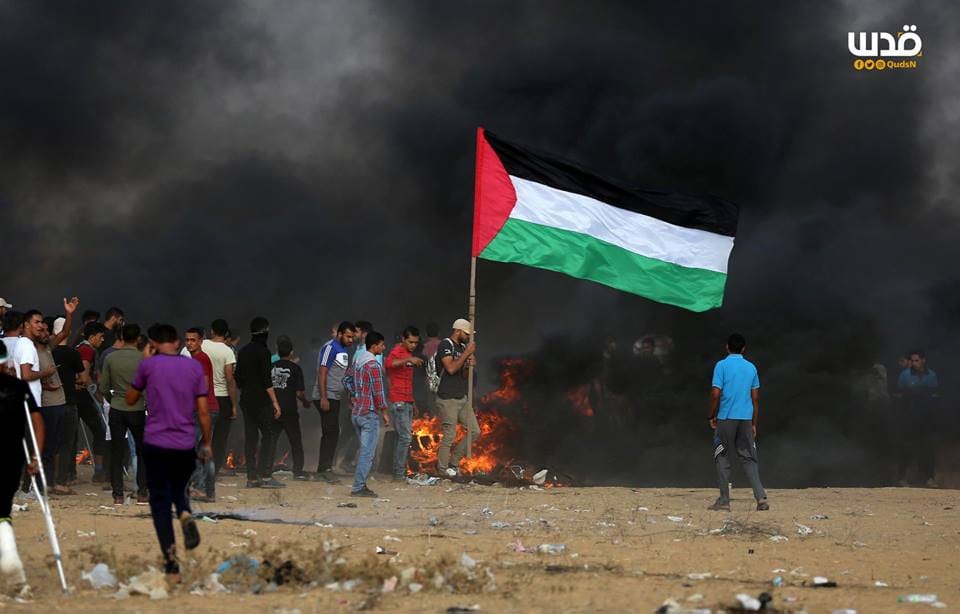 Gazze Şeridi sınırında düzenlenen barışçıl 'Büyük Dönüş Yürüyüşü' gösterileri - 0