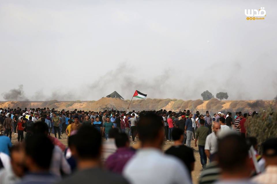 Gazze Şeridi sınırında düzenlenen barışçıl 'Büyük Dönüş Yürüyüşü' gösterileri - 0